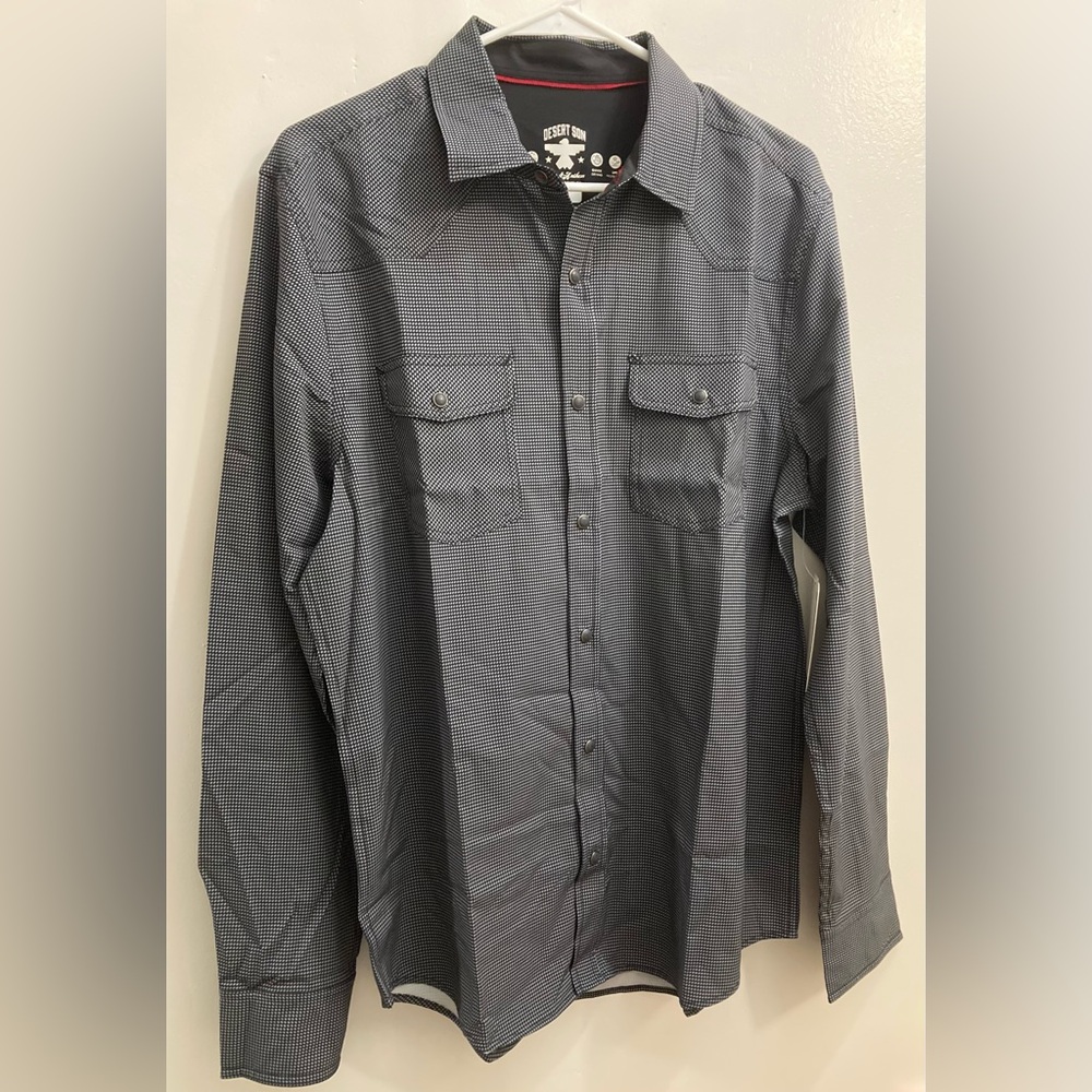 Flag & Anthem Men’s UPF Performance Quick Drying Build-in Stretch Western Shirt